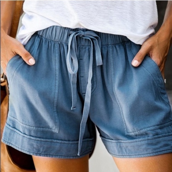 Here TO RELAX DRAWSTRING SHORTS - Picture 3 of 4